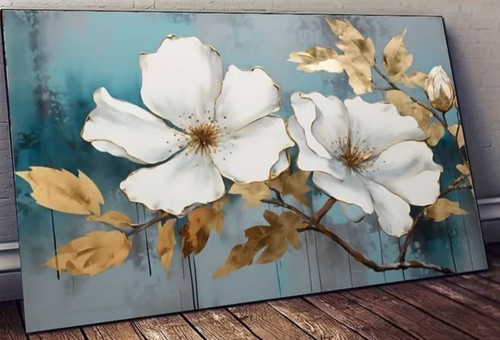 رنگ روغن - گل